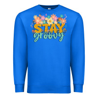 True Royal stay groovy Premium Sweatshirt - MaliasSmallBusiness