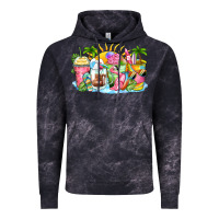 Cloud Black beach summer coffee cups Vintage Hoodie - Zillion Design Studio
