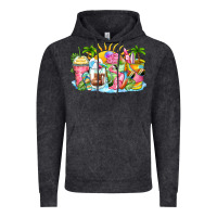 Vintage Black beach summer coffee cups Vintage Hoodie - Zillion Design Studio