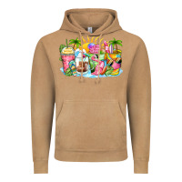 Vintage Camel beach summer coffee cups Vintage Hoodie - Zillion Design Studio