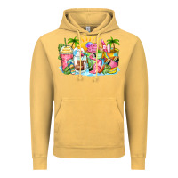Vintage Mustard beach summer coffee cups Vintage Hoodie - Zillion Design Studio