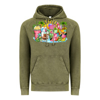 Vintage Olive beach summer coffee cups Vintage Hoodie - Zillion Design Studio