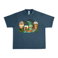 Midnight Navy fishing coffee cups Urban Heavy Tee - Zillion Design Studio