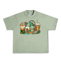 Oil Green fishing coffee cups Urban Heavy Tee - Zillion Design Studio