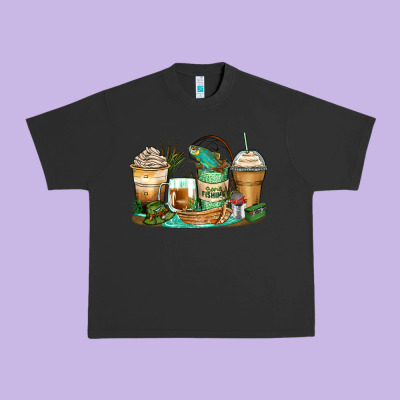 Fishing Coffee Cups Urban Heavy Tee Designed By Zillion Design Studio