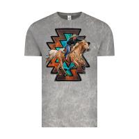 Cowgirl With Aztec Vintage Tee | Teevron