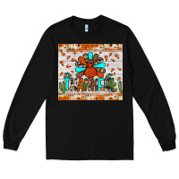Black thankful turkey Long Sleeve Tee - JahusDesignShop