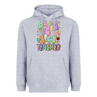 Heather Grey teacher bunny's Heavyweight Hoodie - MaliasSmallBusiness