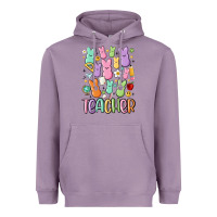 Lavender teacher bunny's Heavyweight Hoodie - MaliasSmallBusiness