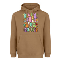 Toasted Coconut teacher bunny's Heavyweight Hoodie - MaliasSmallBusiness