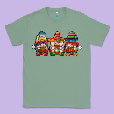 Mexican Gnomes Classic Tee Designed By Jahusdesignshop