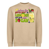 Mushroom when life gives you lemons add sugar tbw Heavyweight Sweatshirt - texasbilliewilder