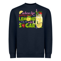 Navy when life gives you lemons add sugar tbw Heavyweight Sweatshirt - texasbilliewilder