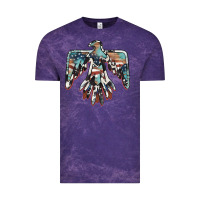 Cloud Purple American flag thunderbird Vintage Tee - BarkalooDesign