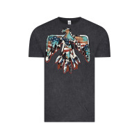 Vintage Black American flag thunderbird Vintage Tee - BarkalooDesign