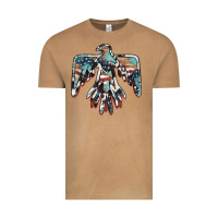 Vintage Camel American flag thunderbird Vintage Tee - BarkalooDesign