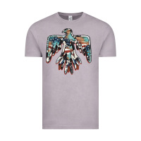 Vintage Zinc American flag thunderbird Vintage Tee - BarkalooDesign