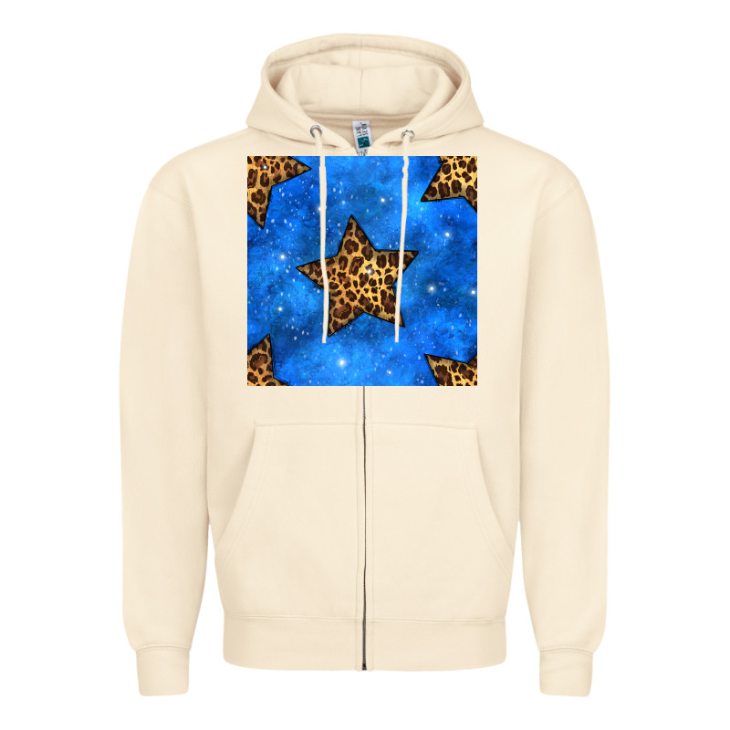 4th Of July Leopard Stars Seamless Pattern Zipper Hoodie by BundleAndBundleShop | Teevron