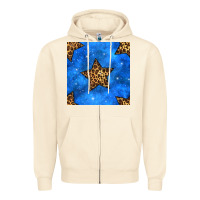 Sandshell 4th of july leopard stars seamless pattern Zipper Hoodie - BundleAndBundleShop