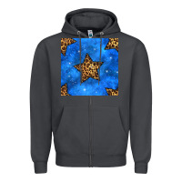 Smoke 4th of july leopard stars seamless pattern Zipper Hoodie - BundleAndBundleShop