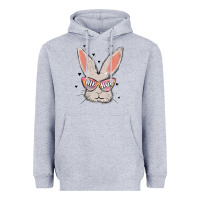 Heather Grey hip hop Heavyweight Hoodie - MaliasSmallBusiness