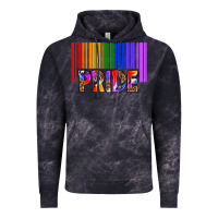 Cloud Black barcode pride Vintage Hoodie - texasbilliewilder