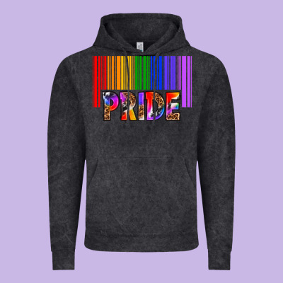 Vintage Hoodie barcode pride