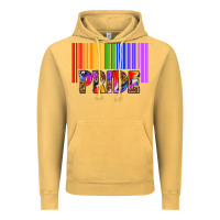 Vintage Mustard barcode pride Vintage Hoodie - texasbilliewilder