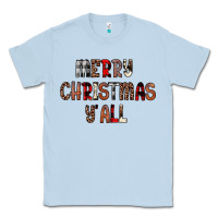 Dusty Blue merry christmas y all Classic Tee - JahusDesignShop