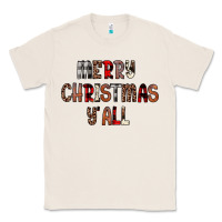 Natural merry christmas y all Classic Tee - JahusDesignShop
