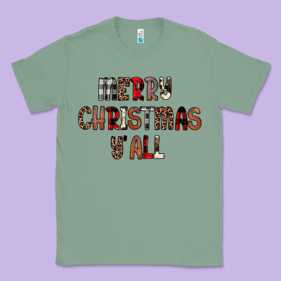 Merry Christmas Y All Classic Tee Designed By Jahusdesignshop