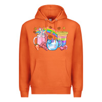Carrot Unicorn Coffee Cup With Star Bbs Premium Hoodie - BundleAndBundleShop