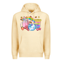 Pina Colada Unicorn Coffee Cup With Star Bbs Premium Hoodie - BundleAndBundleShop