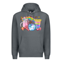 Rock Unicorn Coffee Cup With Star Bbs Premium Hoodie - BundleAndBundleShop