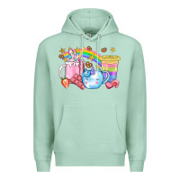 Seafoam Unicorn Coffee Cup With Star Bbs Premium Hoodie - BundleAndBundleShop