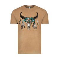 Vintage Camel boho bull skull Vintage Tee - RanaPortraitStore