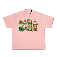 Salmon highly caffeinated coffee cups Urban Heavy Tee - Zillion Design Studio