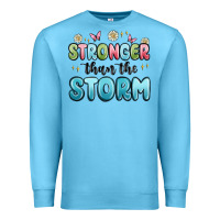 Ocean Blue stronger than the storm Premium Sweatshirt - MaliasSmallBusiness