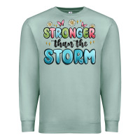 Seafoam stronger than the storm Premium Sweatshirt - MaliasSmallBusiness