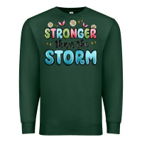 Sports Green stronger than the storm Premium Sweatshirt - MaliasSmallBusiness