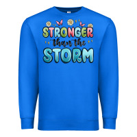 True Royal stronger than the storm Premium Sweatshirt - MaliasSmallBusiness