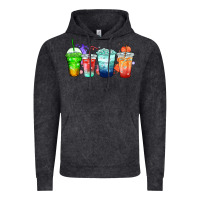 Vintage Black tea junkie coffee cups Vintage Hoodie - Zillion Design Studio