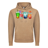 Vintage Coffee tea junkie coffee cups Vintage Hoodie - Zillion Design Studio