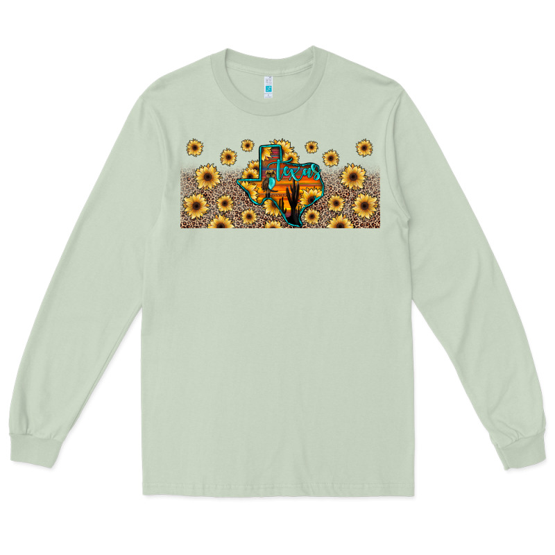 Texas Map Long Sleeve Tee by JahusDesignShop | Teevron