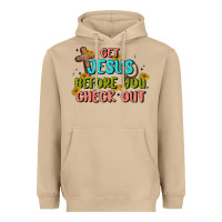 Mushroom get jesus before you check out Heavyweight Hoodie - MaliasSmallBusiness