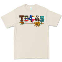 Bone texas with arrow and sunflowers Premium Tee - Artiststas