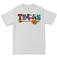 Dove Grey texas with arrow and sunflowers Premium Tee - Artiststas