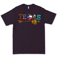 Plum texas with arrow and sunflowers Premium Tee - Artiststas