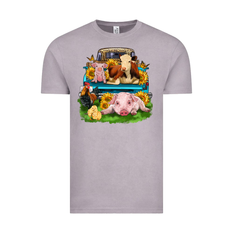 Farm Truck Animals Vintage Tee by Zillion Design Studio | Teevron