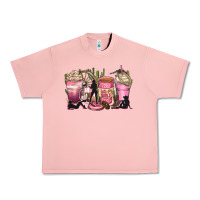 Salmon let's go girls coffee cups Urban Heavy Tee - Zillion Design Studio